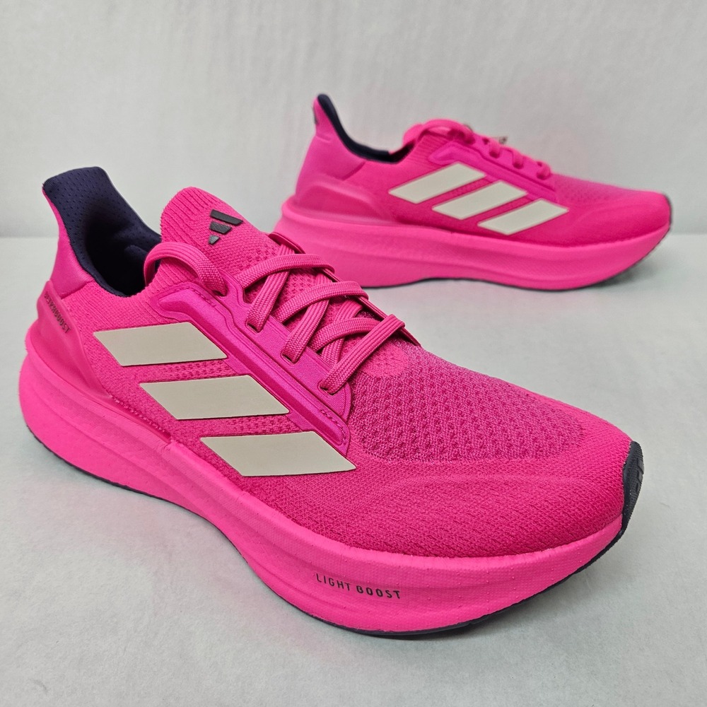 Adidas Ultraboost 5X W Running Shoes JQ2928 Pink White Women's Size 9